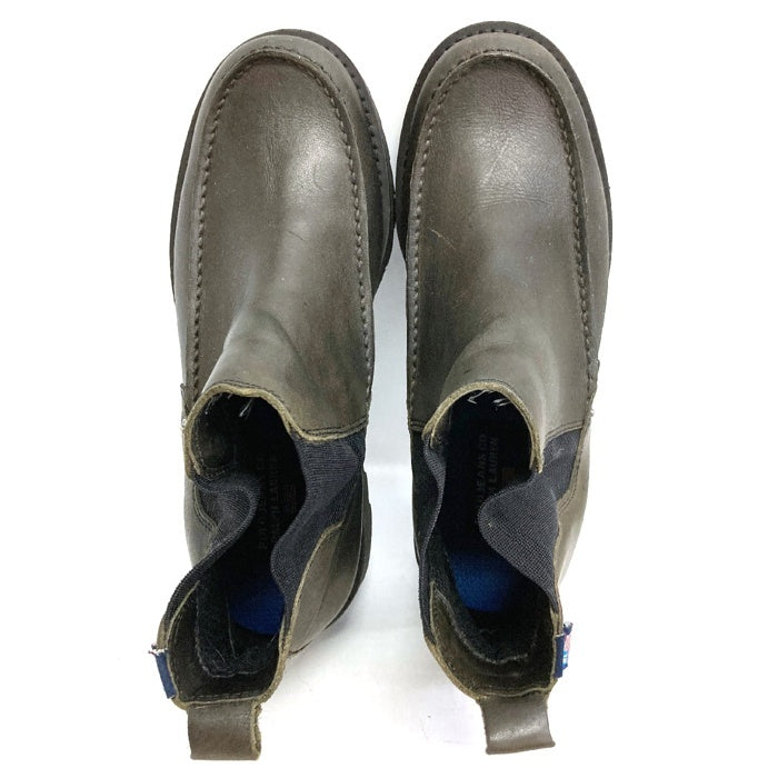 POLO JEANS RALPH LAUREN ポロジーンズ ラルフローレン サイドゴア モックトゥ ブーツ  ブラック size9 瑞穂店