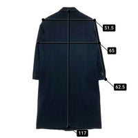 GIANNI VALENTINO ジャンニヴァレンチノ ウール ダブルコート ブラック sizeL 瑞穂店