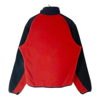 L.L.Bean エルエルビーン USA製 90's OUTDOORS All Conditions 切替フリースジャケット レッド×ブラック sizeM 瑞穂店