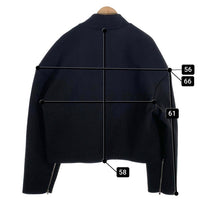 FRKM SCD エフアールケーエム エスシーディー ポリエステル アクリル ジップアップジャケット ブラック Size M 福生店
