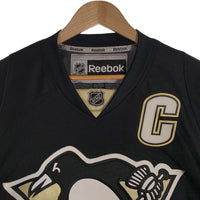 Reebok リーボック NHL ピッツバーグ・ペンギンズ CROSBY クロスビー ホッケーシャツ ブラック Size S 福生店