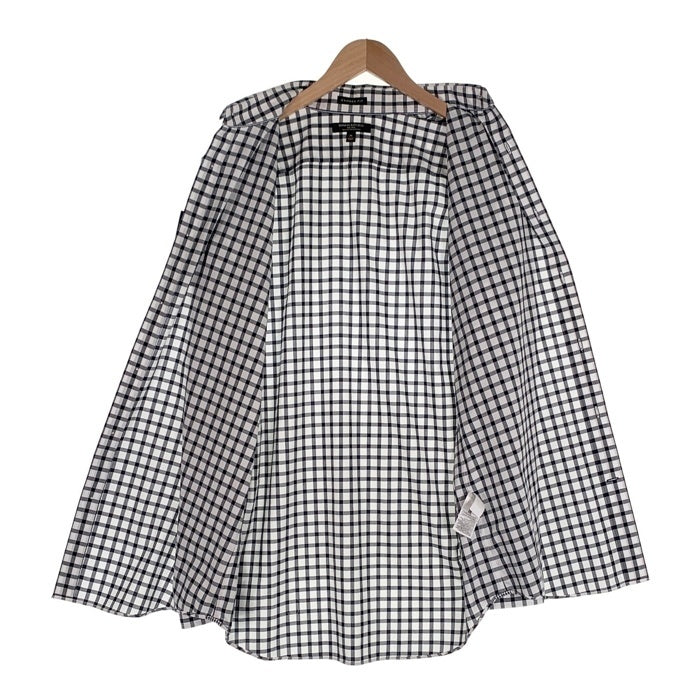 BANANA REPUBLIC バナナリパブリック CAMDEN FIT コットンチェックシャツ 長袖 ホワイト ブラック Size M 福生店
