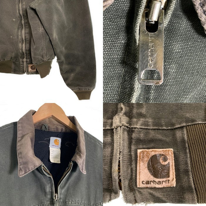 00's Carhartt カーハート サンタフェジャケット ダック モスグリーン J14MOS 05/00 Size 2XL-R 福生店
