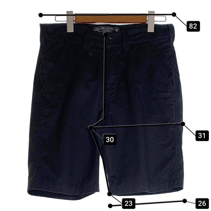 HARD LUCK ハードラック ICON CHINO SHORTS WORK SHORT PANTS アイコン チノショーツ ワーク ショートパンツ ブラック Size 32 福生店