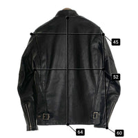 Schott ショット  レザーシングルライダースジャケット 641 ボアライナー付 ブラック Size 34 福生店