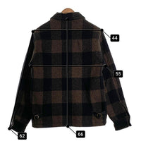 CLUCT クラクト バッファローチェック ウールシャツジャケット 中綿 ブラウン ブラック Size M 福生店