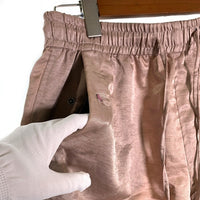 Needles ニードルズtring Cowboy Short - Poly Slub Sateen ストリングカウボーイショーツ サテンショートパンツ ベージュ MR255 Size S 福生店