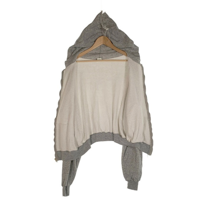 70`s Healthknit ヘルスニット ダブルフェイス ジップアップスウェットパーカー グレー USA製 Size XL(46-48) 福生店