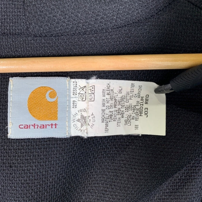 90's Carhartt カーハート Active Jacket アクティブジャケット レッド J03 RED Size M 福生店