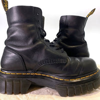 Dr.Martens ドクターマーチン AUDRICK 8-EYE BOOT 8ホール ブーツ ブラック AV006 SH 07 W Size 8 福生店