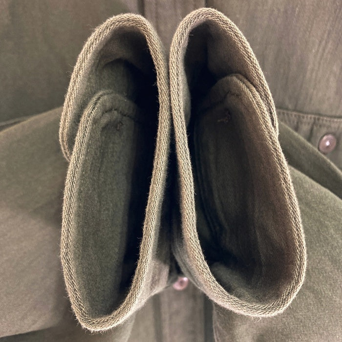UES ウエス コットン ムラサテン ワークシャツ オリーブ size4 瑞穂店