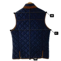 BELSTAFF ベルスタッフ キルティングベスト ネイビー Size XXL 福生店