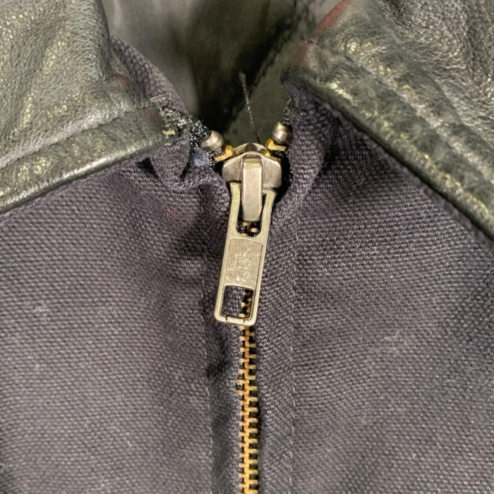 SUPREME シュプリーム 20AW Leather Collar Work Jacket レザーカラー ワークジャケット ブラック Size L 福生店