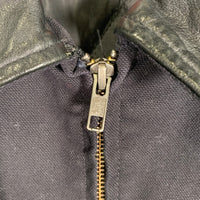SUPREME シュプリーム 20AW Leather Collar Work Jacket レザーカラー ワークジャケット ブラック Size L 福生店