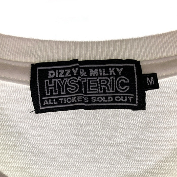 HYSTERIC GLAMOUR ヒステリックグラマー VIXEN GIRL ガール刺繡 Tシャツ ホワイト 02221CT05 Size M 福生店