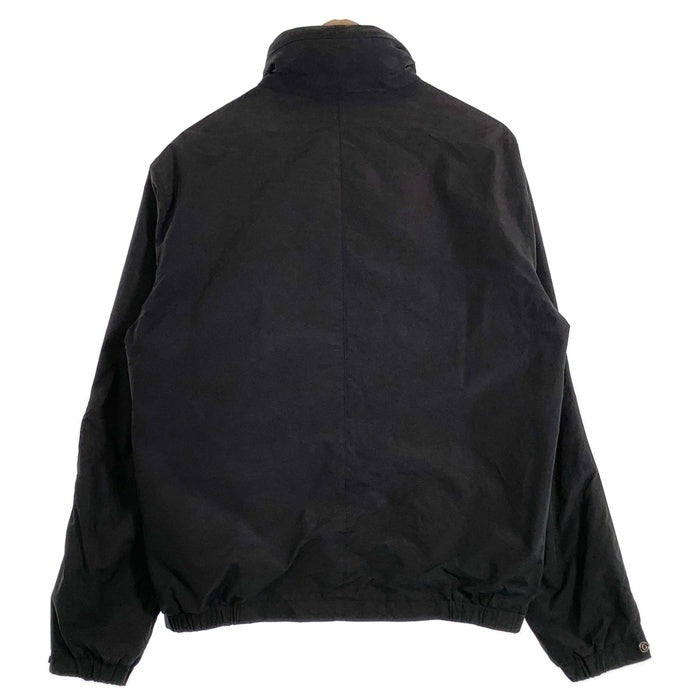 PERRY ELLIS PORTFOLIO ペリーエリス ポートフォリオ コットン ナイロン ジップアップジャケット ブラック 古着 Size L 福生店