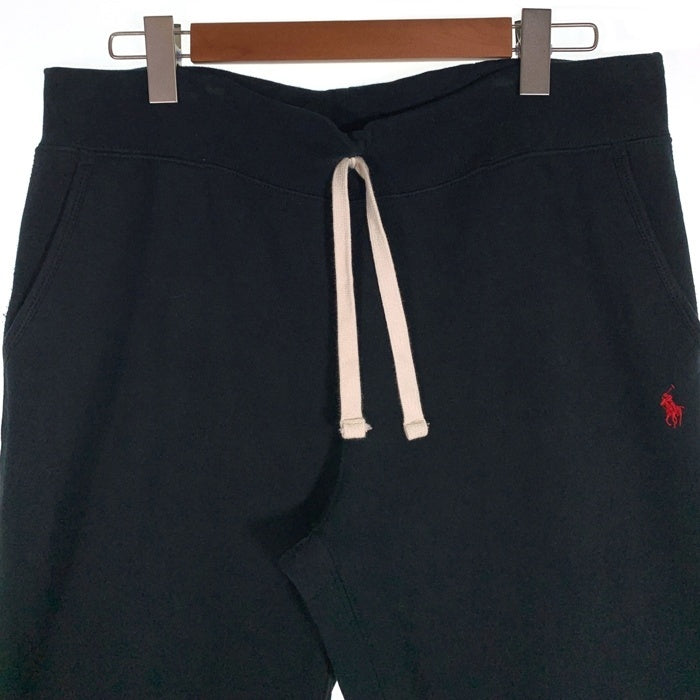 90's Polo By Ralph Lauren ポロ バイ ラルフローレン スウェットパンツ 裏起毛 三角タグ ブラック Size M 福生店