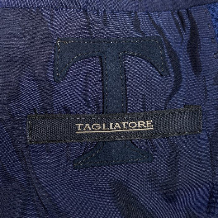 TAGLIATORE タリアトーレ 2B コットン ストライプ テーラードジャケット ホワイト ブルー 1SMJ22 Size 54 福生店