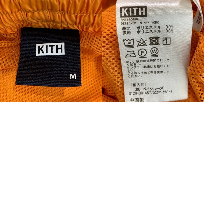 KITH NYC キス ウォーターショーツ ショートパンツ オレンジ 23-032-060-0009-2-0 ポリエステル Size M 福生店