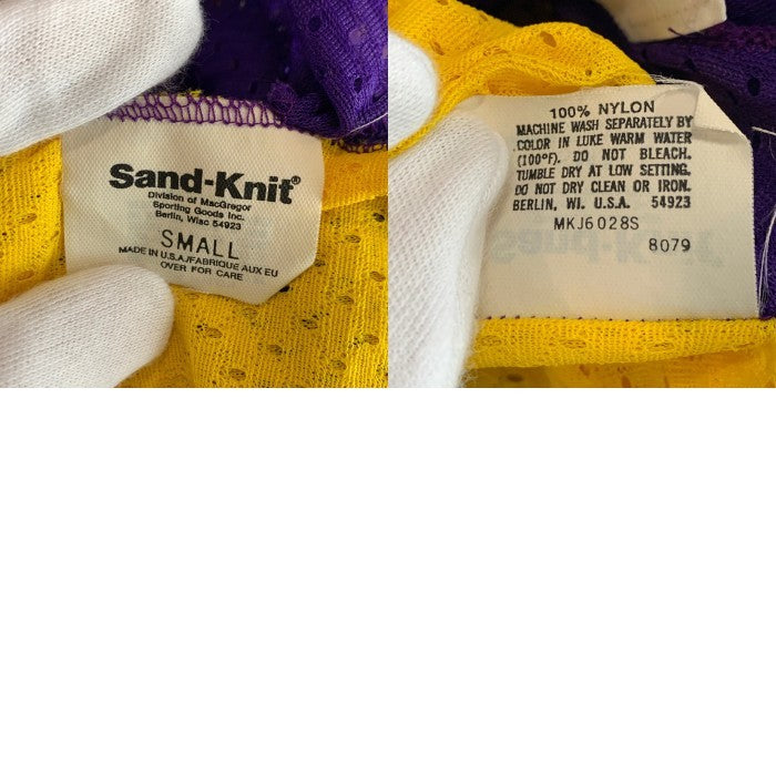 80's Sand-Knit NBA ロサンゼルス・レイカーズ マジックジョンソン 32 メッシュ ゲームシャツ パープル Size S 福生店