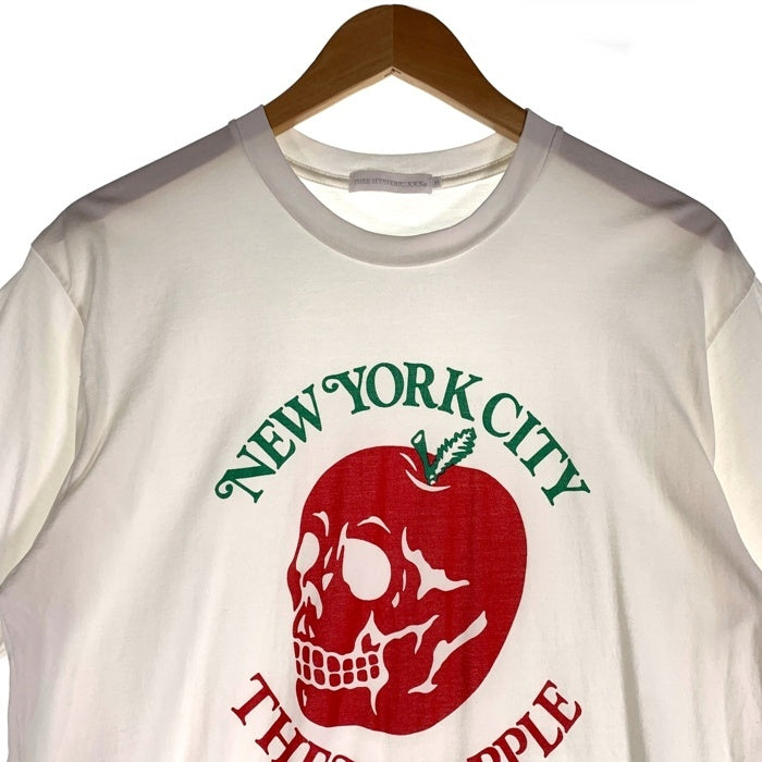 THEE HYSTERIC XXX ジィヒステリックトリプルエックス THE BIG APPLE プリントTシャツ ホワイト 06221CT02 Size M 福生店