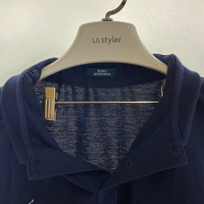 POLO RALPH LAUREN ポロラルフローレン×BEAMS ビームス ポロシャツ ワイドシルエット ネイビー sizeXXL 瑞穂店