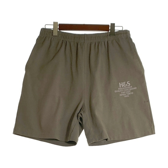 HIDE AND SEEK ハイドアンドシーク 26SS H&S Short コットン イージーショーツ ショートパンツ ベージュ HP-040726 Size L 福生店