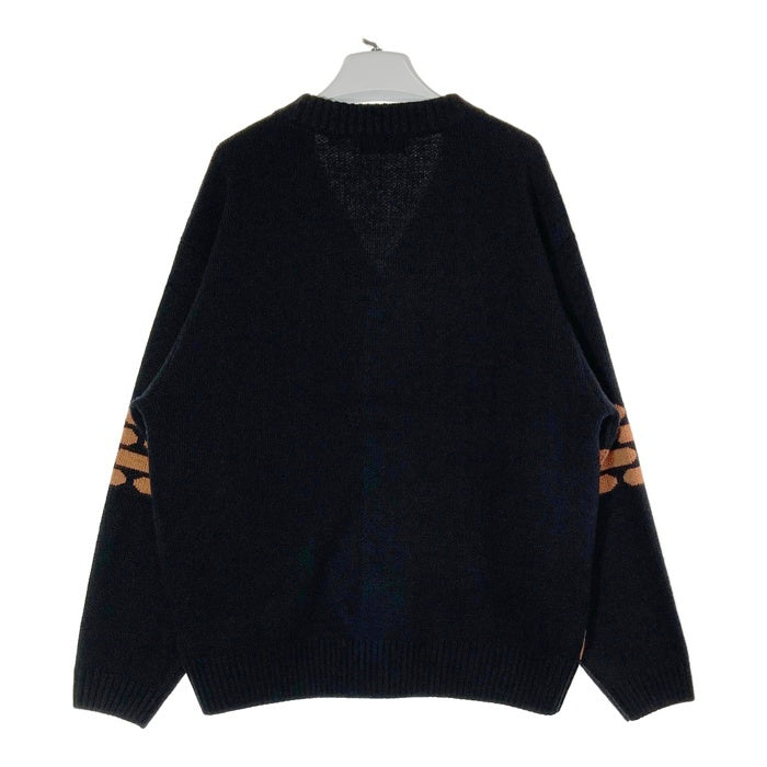 XLARGE エクストララージ 101244015007 BOY KNIT CARDIGAN ニットカーディガン ブラック sizeL 瑞穂店