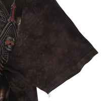 THE MOUNTAIN by LIQUID BLUE マウンテン バイ リキッドブルー 死神プリント タイダイTシャツ ブラック Size XL 福生店