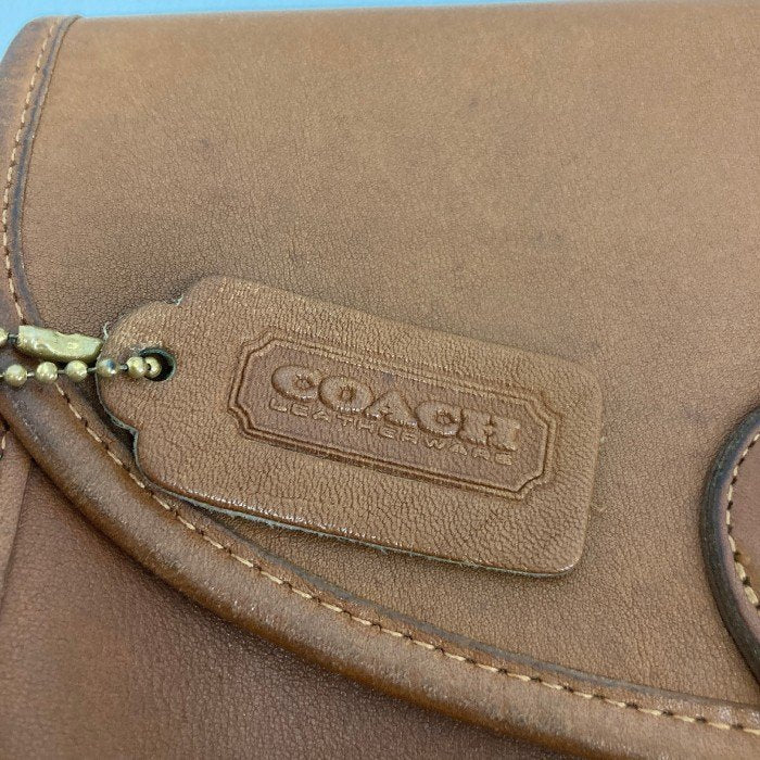 OLD COACH オールドコーチ ショルダーバッグ 0978 ターンロック金具 斜め掛け ブラウン 瑞穂店