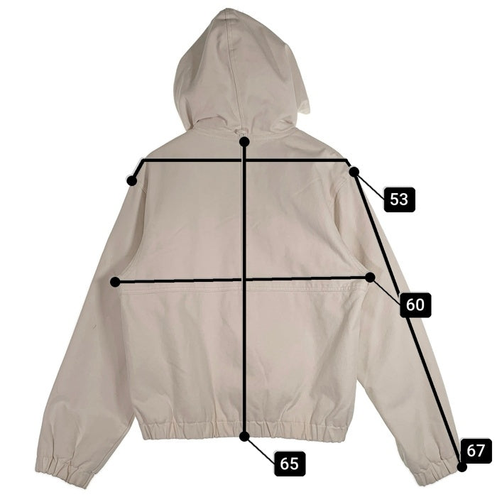 STUSSY ステューシー INSULATED CANVAS WORK JACKET キャンバス ワーク ジャケット ナチュラル  Size M 福生店