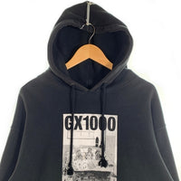 GX1000 ジーエックスセン LSD WORLD PEACE Hooded Sweatshirt プルオーバースウェットパーカー フーディ ブラック Size L 福生店