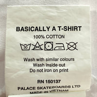 PALACE パレス BASICALLY A T-SHIRT ロゴプリント Tシャツ ホワイト Size M 福生店