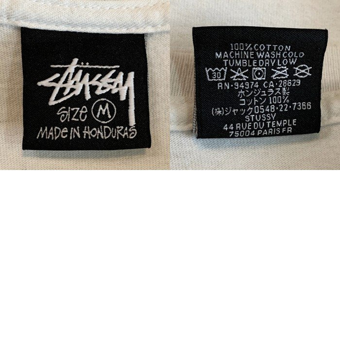 STUSSY ステューシー stussydesigns プリントTシャツ ホワイト Size M 福生店