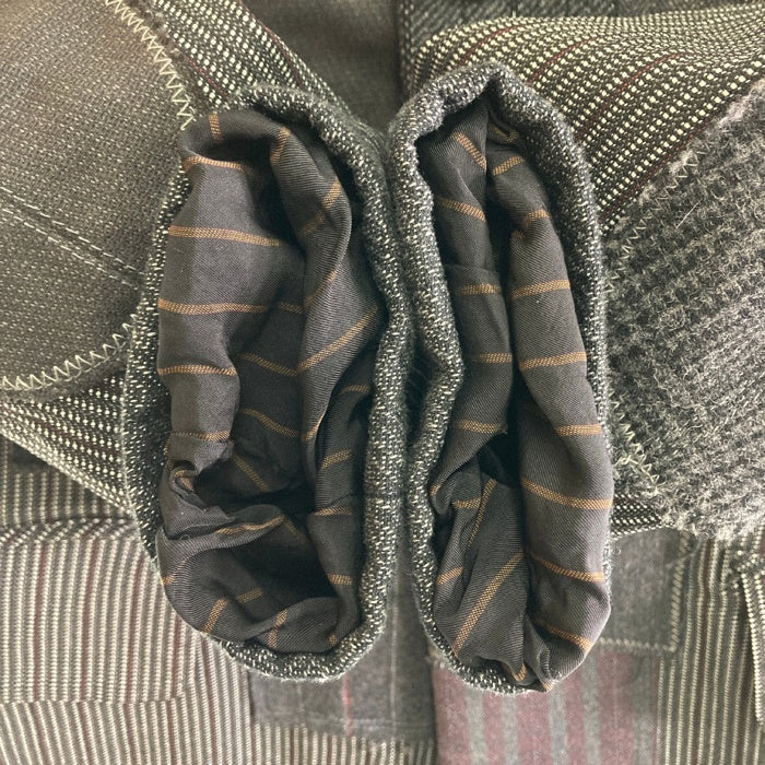 JUNYA WATANABE COMME des GARCONS MAN ジュンヤワタナベ コムデギャルソンマン WL-C001 AD2013 パッチワーク 3つボタン コート ブラック sizeS 瑞穂店