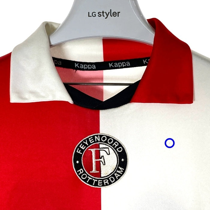 Kappa カッパ 2001-2002 Feyenoord フェイエノールト ホーム ユニフォーム 小野伸二 ホワイトxレッド sizeL 瑞穂店