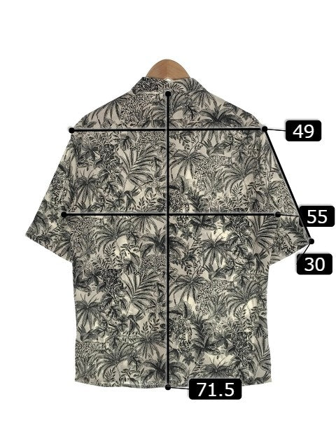 SAINT LAURENT PARIS サンローランパリ Printed Viscose プリント レーヨンシャツ 601070 Y2C23 Size 39 福生店