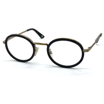 BLACK FLYS EYEWEAR ブラックフライズ アイウェア FLY BARON 丸メガネ クリアレンズ ブラック ゴールド 福生店
