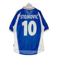 adidas アディダス ユーゴスラビア代表 No10 STOJKOVIC 半袖ユニホーム ブルー sizeM 瑞穂店