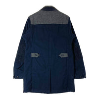 COMME des GARCONS HOMME コムデギャルソンオム HN-C017 AD2014 ウール×コットン切替 コーデュロイ エルボーパッチ カバーオール ネイビー sizeS 瑞穂店