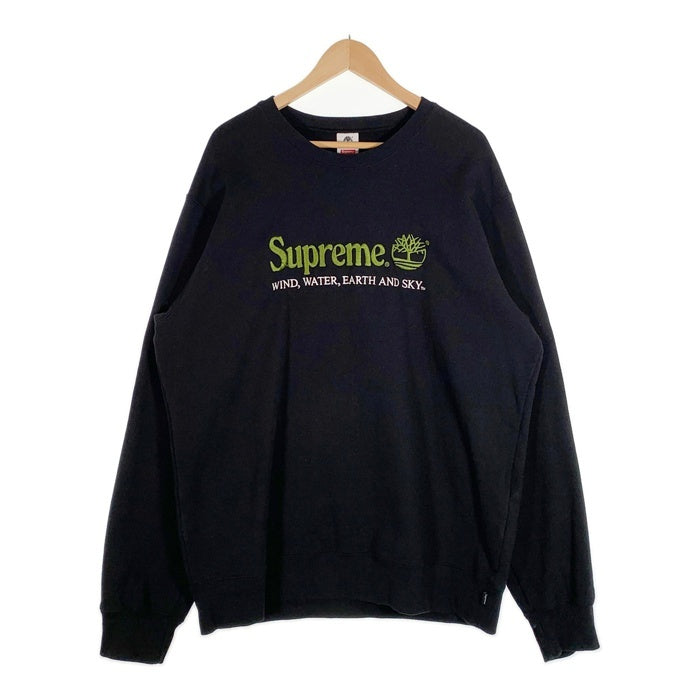 SUPREME シュプリーム 20SS Timberland ティンバーランド Crewneck クルーネックスウェットトレーナー ブラック Size XL 福生店