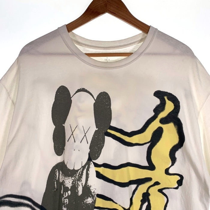 CACTUS JACK カクタスジャック KAWS FRAGMENT S/S TEE カウズ フラグメント ショートスリーブ プリントTシャツ ホワイト Size L 福生店