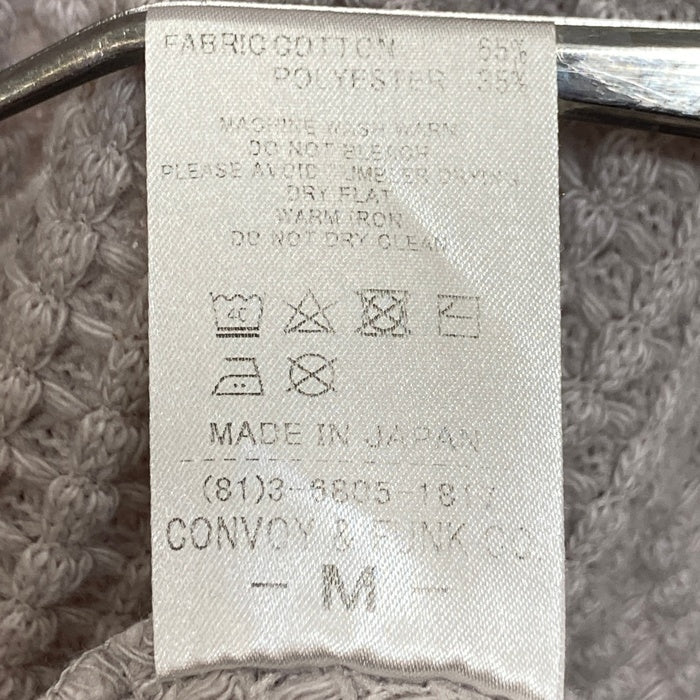 RADIALL ラディアル ビッグワッフル ボートネックロングスリーブTシャツ グレー Size M 瑞穂店