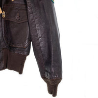 COCKPIT USA コックピット G-1 TOP GUN トップガン ゴートスキン レザーフライトジャケット ブラウン Z201036TW Size 40 福生店