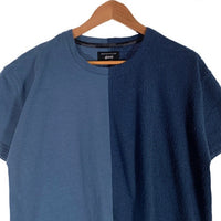 glamb グラム Union CS ユニオンカットソー 半袖Tシャツ 切替 ブルー GB0418/CS18 Size 3 福生店