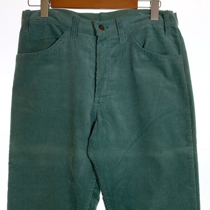 80`s Levi's リーバイス 519-1530 ストレートコーデュロイパンツ グリーン USA製 TALON42 Size 34×30 福生店