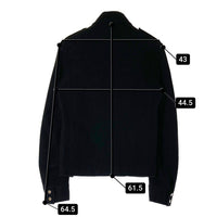 CoSTUME NATIONAL HOMME コシュチュームナショナルオム ナポレオンジャケット  ブラック size44 瑞穂店