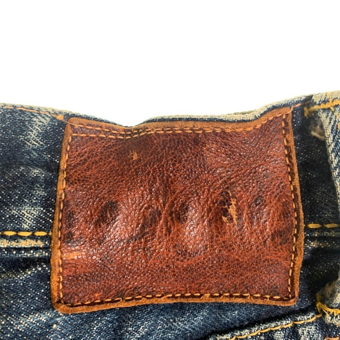 EVISU エヴィス ストレート デニムパンツ 刺繡 カモメ インディゴ Size 34×35 福生店