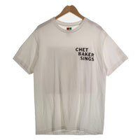 WACKO MARIA ワコマリア 24FW CHET BAKER SINGS WASHED HEAVY WEIGHT CREW NECK T-SHIRT チェットベイカー 半袖 Tシャツ ホワイト Size L相当 福生店