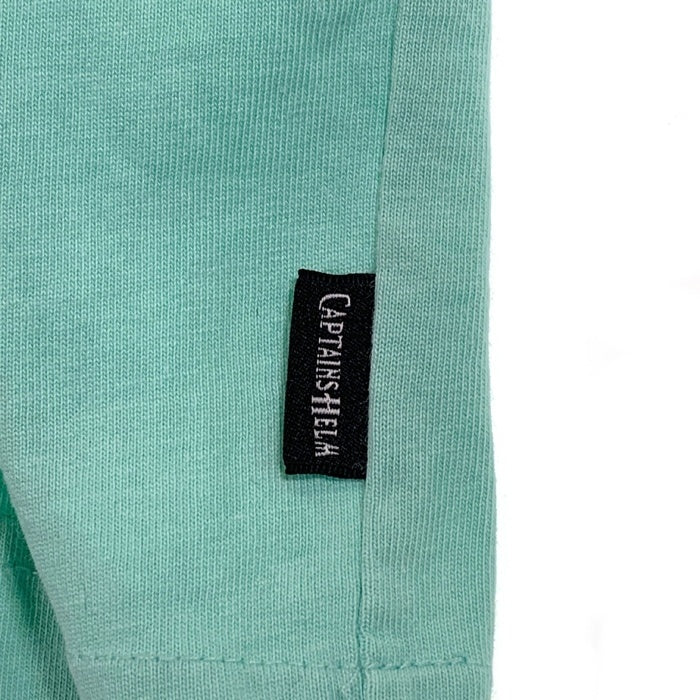 CAPTAINS HELM キャプテンズヘルム プリント 刺繡ロゴ ロングスリーブTシャツ ティファニーブルー Size L 福生店